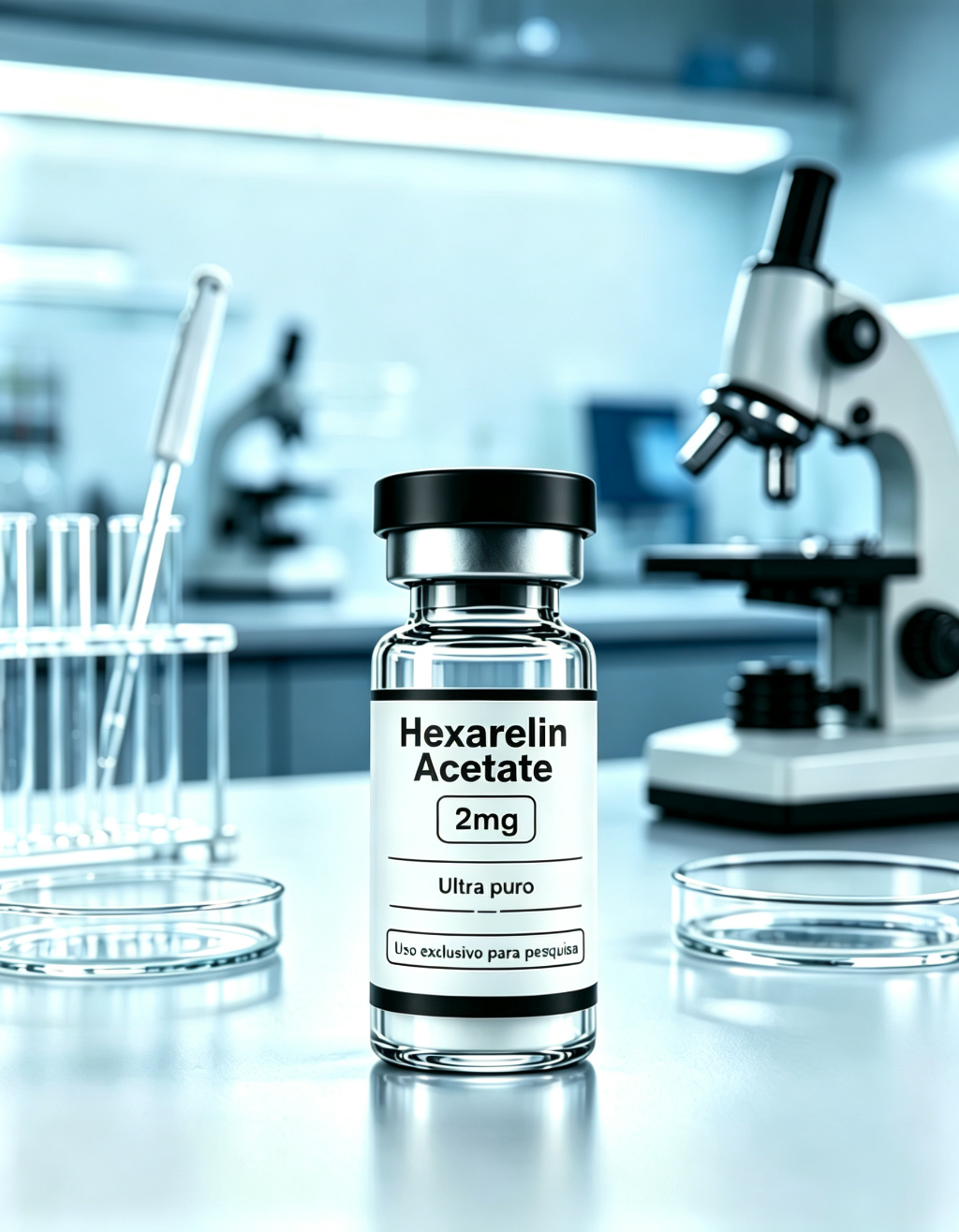 Frasco de Hexarelin Acetate 2mg
